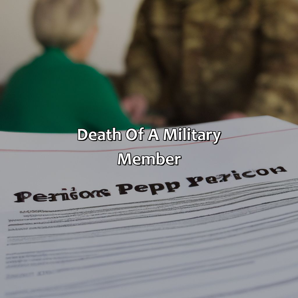 Death of a Military Member-does my wife get my military pension when i die?, 