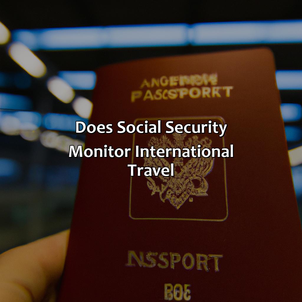 Does Social Security monitor international travel?-does social security know when you leave the country?, 