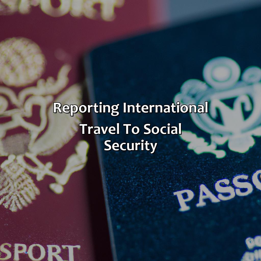 Reporting international travel to Social Security-does social security know when you leave the country?, 