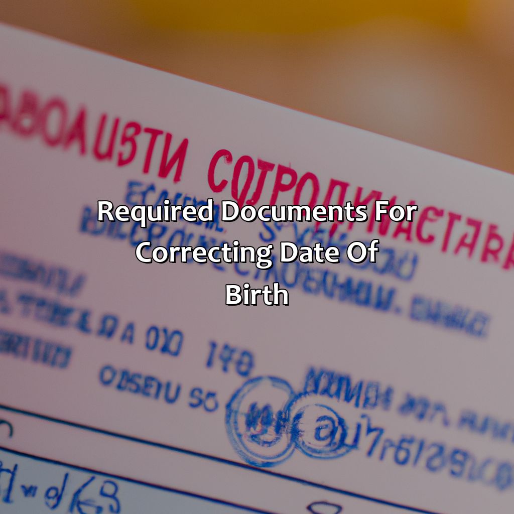 Required documents for correcting date of birth-how can i correct my date of birth with social security?, 