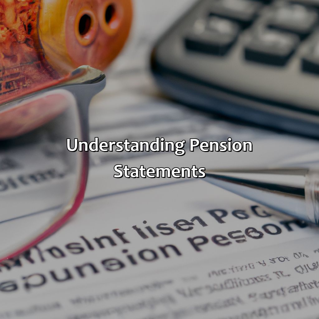 Understanding Pension Statements-how can i find my pension?, 