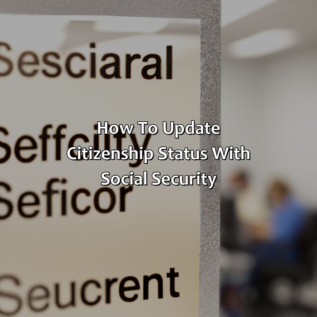 How to update citizenship status with Social Security-how can i update my citizenship status with social security?, 