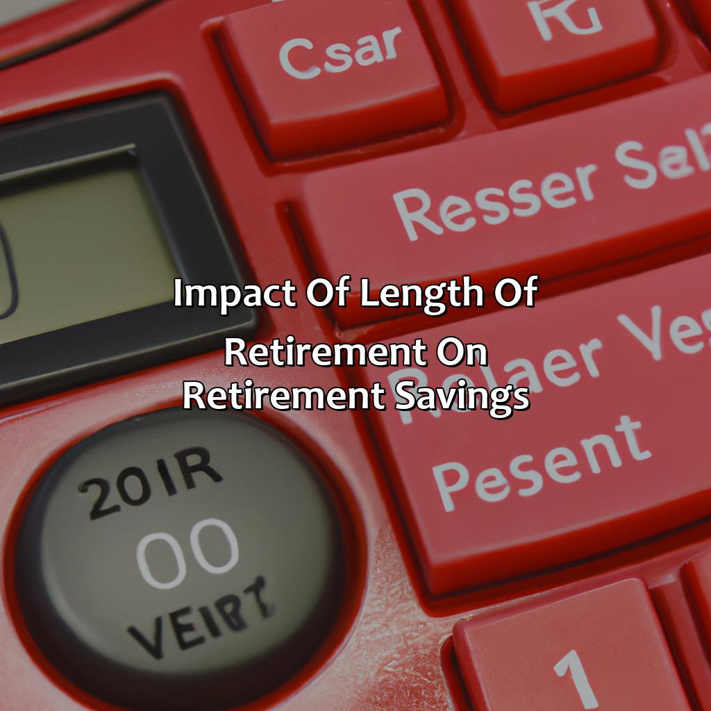 Impact of Length of Retirement on Retirement Savings:-how can the length of your retirement impact how much you might need to save for retirement?, 