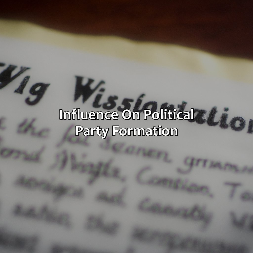 Influence on Political Party Formation-how did washington