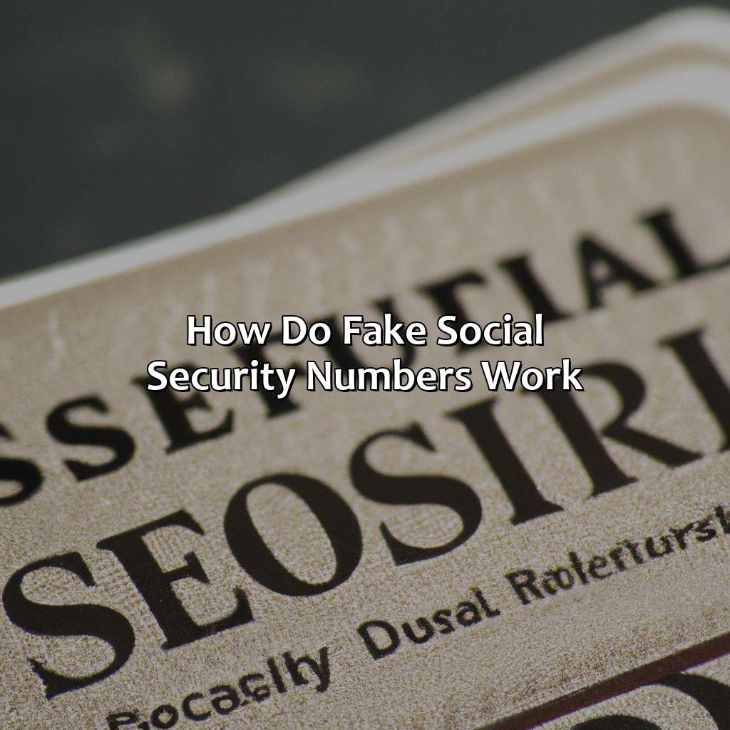 How Do Fake Social Security Numbers Work?