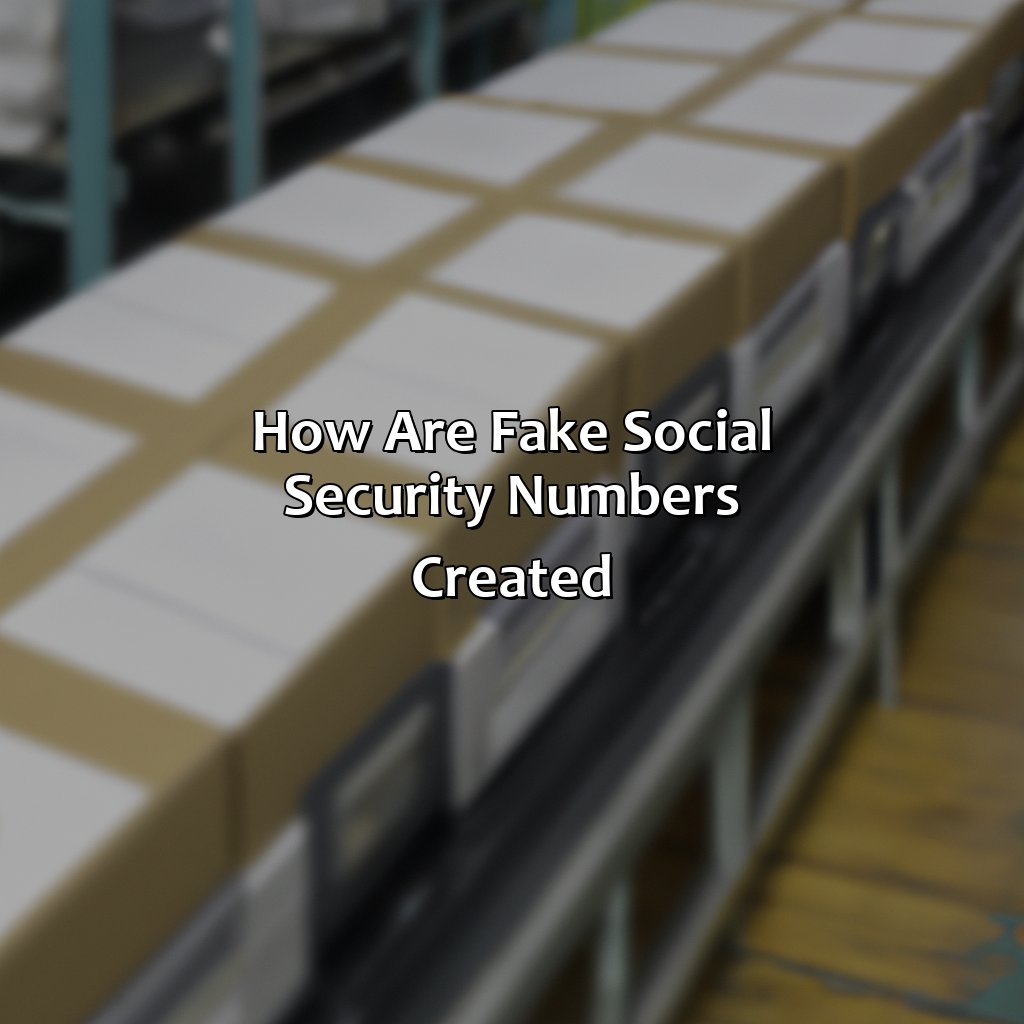 How are fake social security numbers created?-how do fake social security numbers work?, 