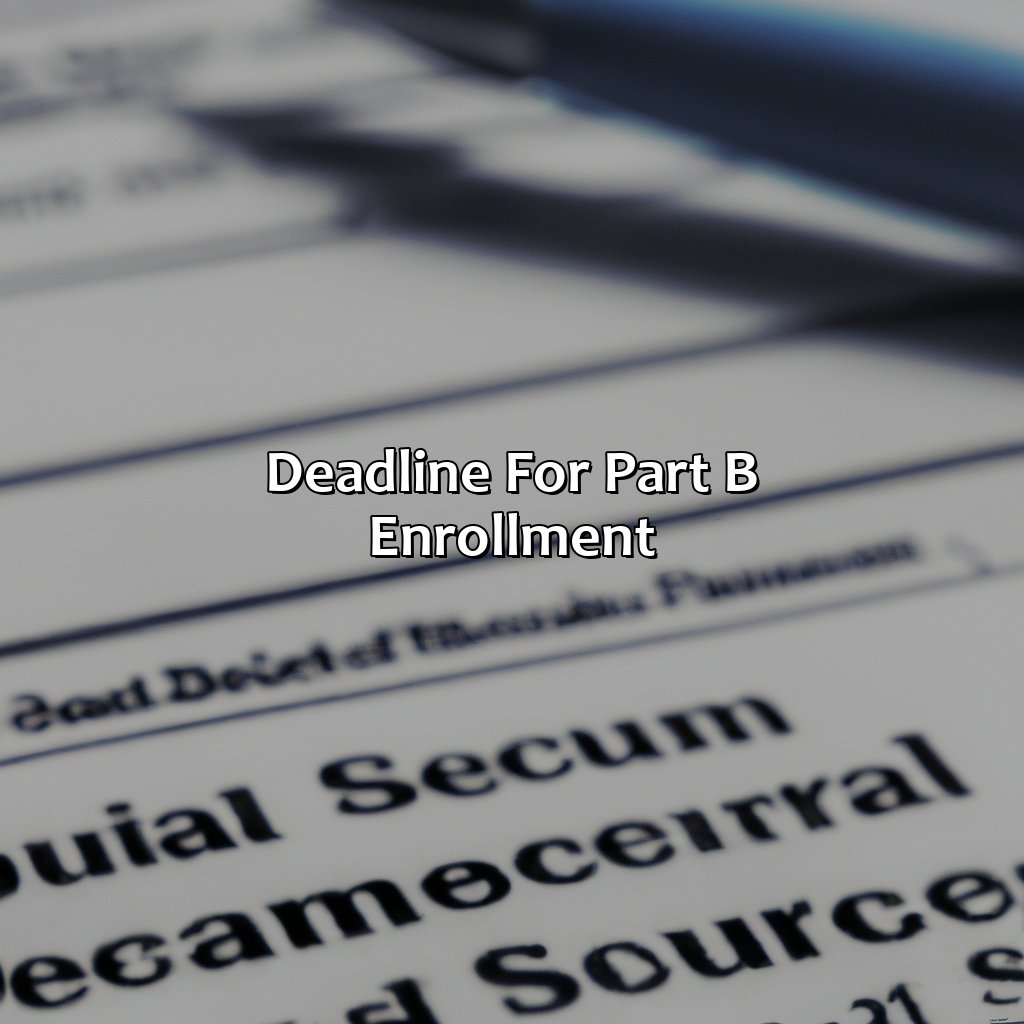 Deadline for Part B Enrollment-how do i add part b to my social security?, 