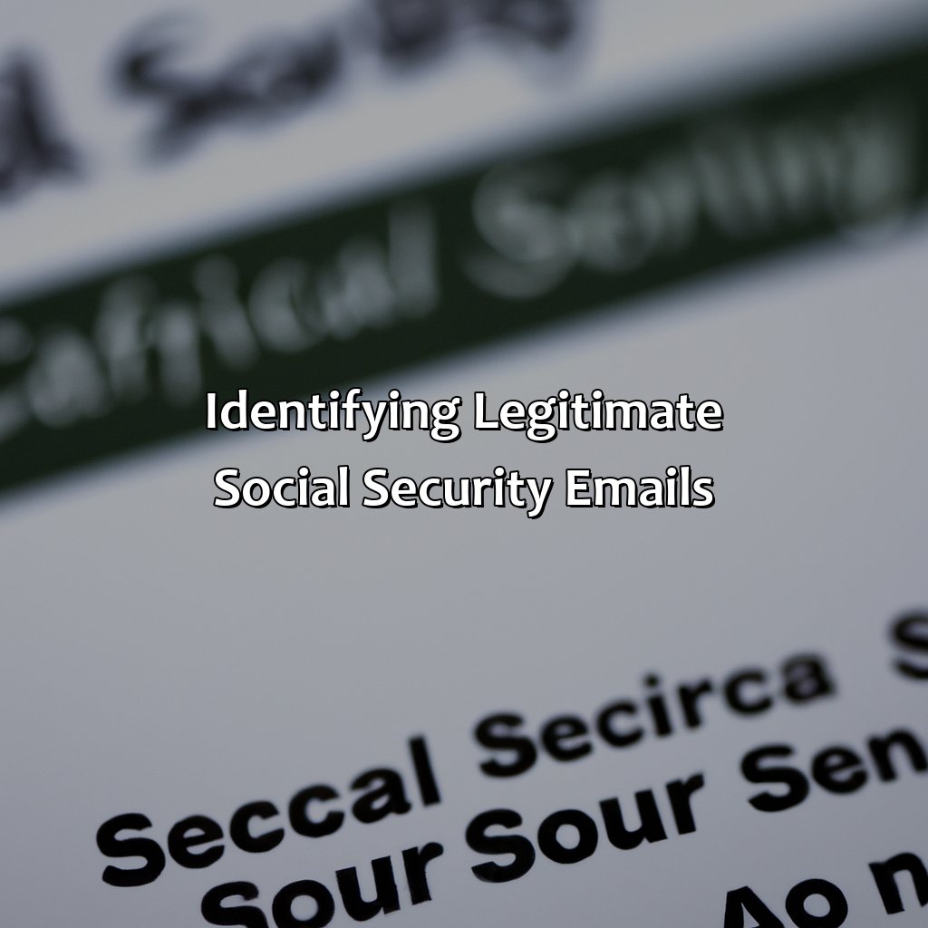 Identifying Legitimate Social Security Emails-how do i know if an email from social security is legitimate?, 