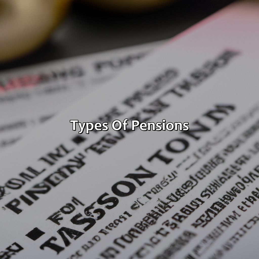 Types of pensions-how do i know if my pension is taxable?, 