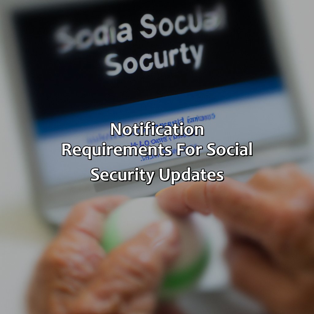 Notification requirements for Social Security updates-how do i let social security know i moved?, 