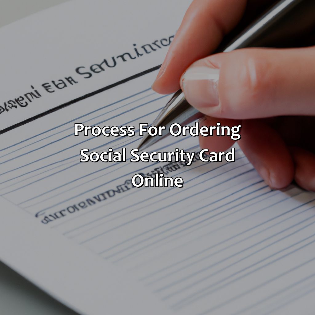 Process for Ordering Social Security Card Online-how do i order my social security card online?, 