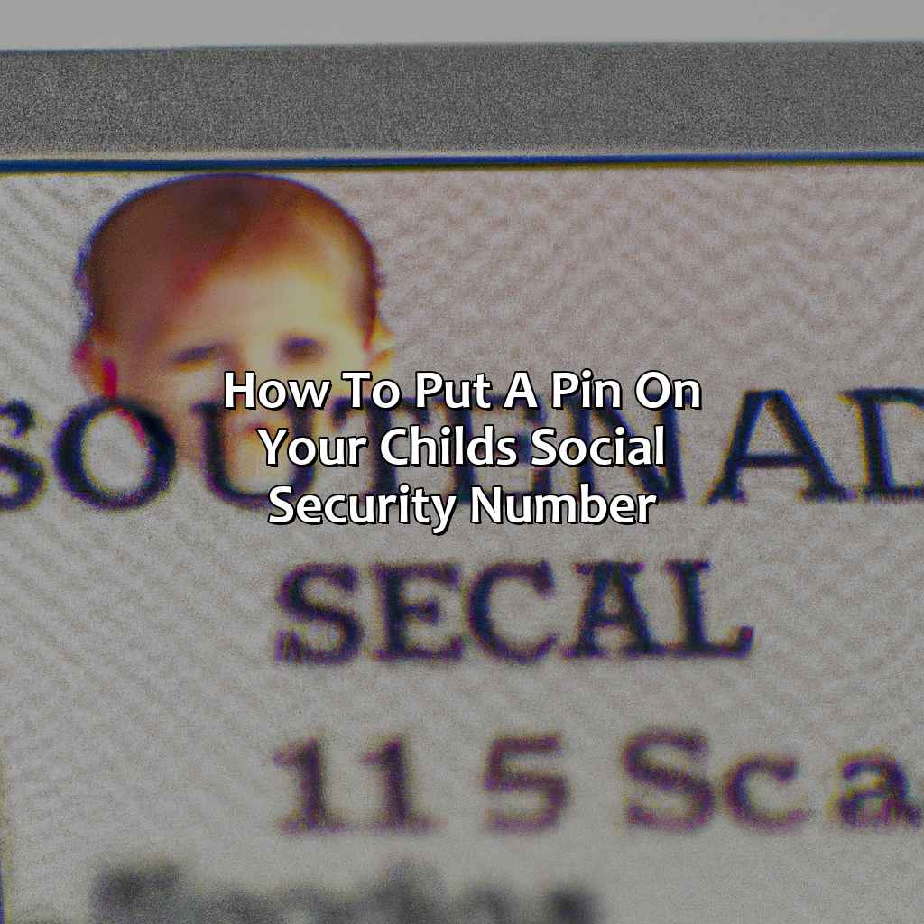 How to Put a Pin on Your Child