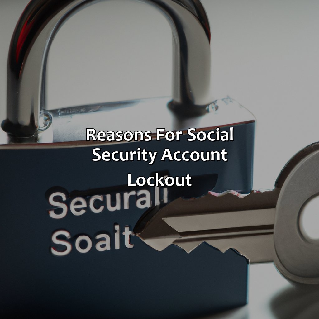 Reasons for Social Security Account Lockout-how do i unlock my social security account online?, 