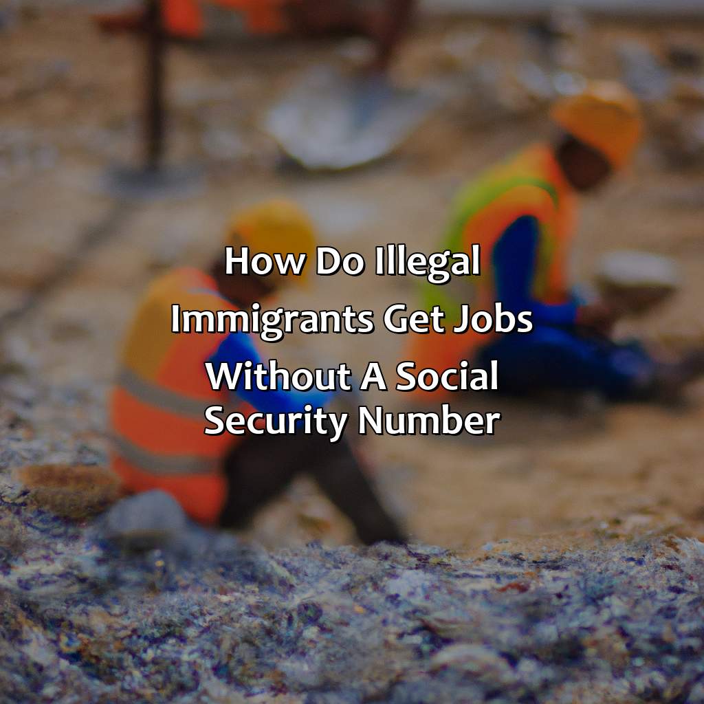 How Do Illegal Immigrants Get Jobs Without A Social Security Number?