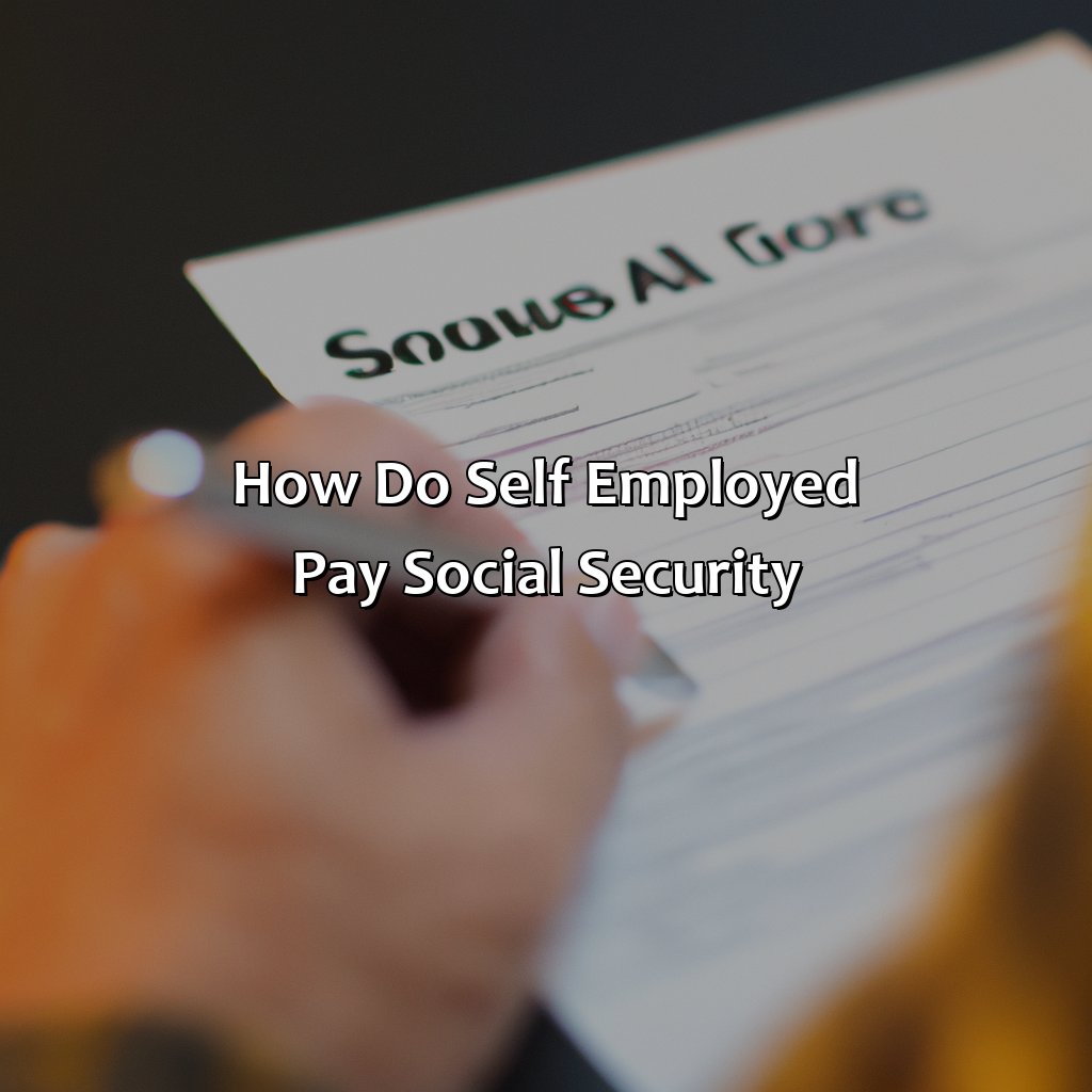 How Do Self Employed Pay Social Security?