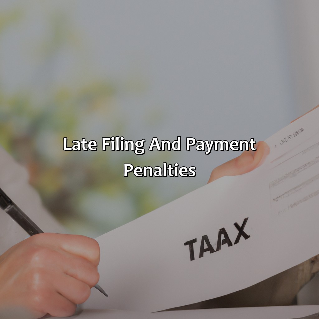 Late Filing and Payment Penalties-how do self employed pay social security?, 