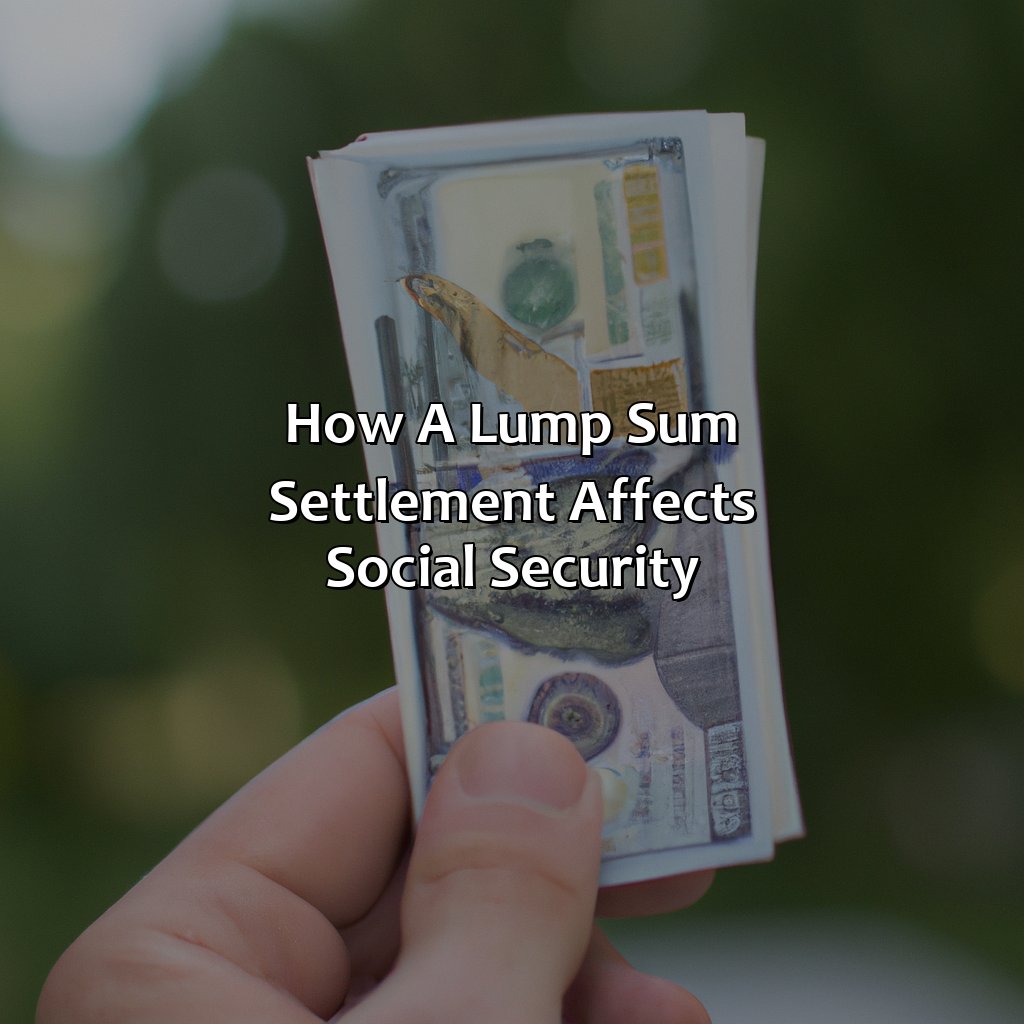 How a Lump Sum Settlement Affects Social Security-how does a lump sum settlement affect social security?, 