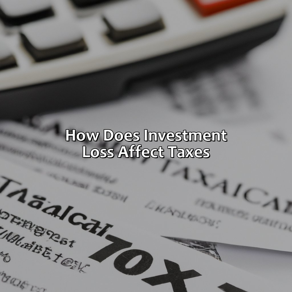 How Does Investment Loss Affect Taxes?