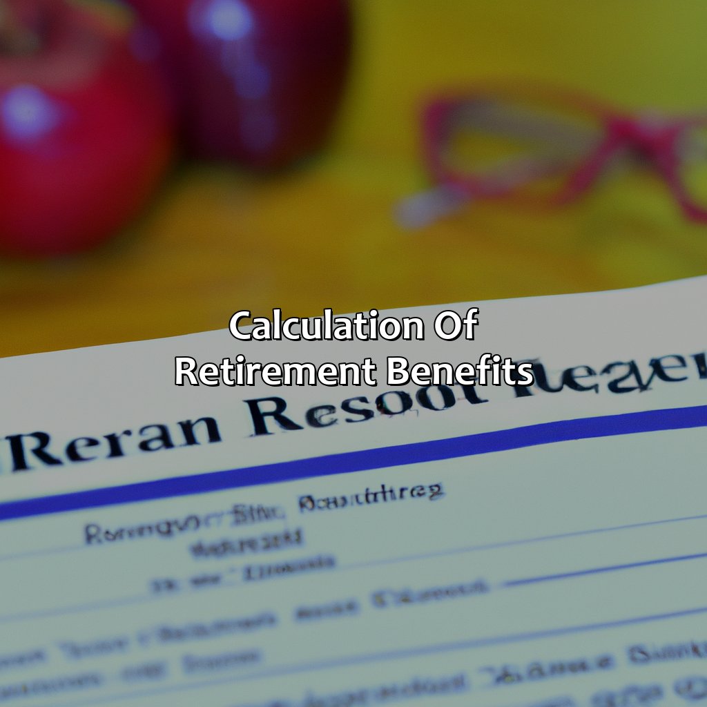 Calculation of Retirement Benefits-how does louisiana teacher retirement work?, 