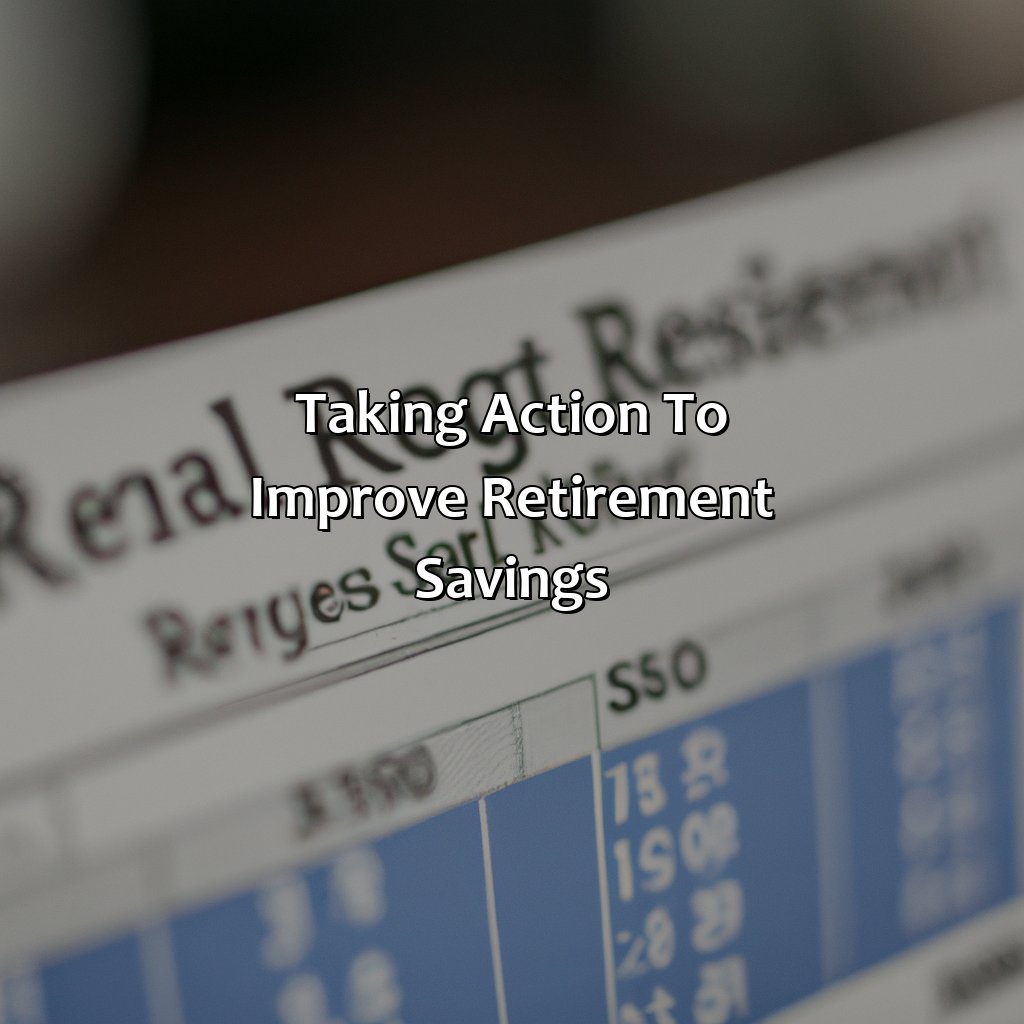 Taking Action to Improve Retirement Savings-how does my retirement savings compare?, 