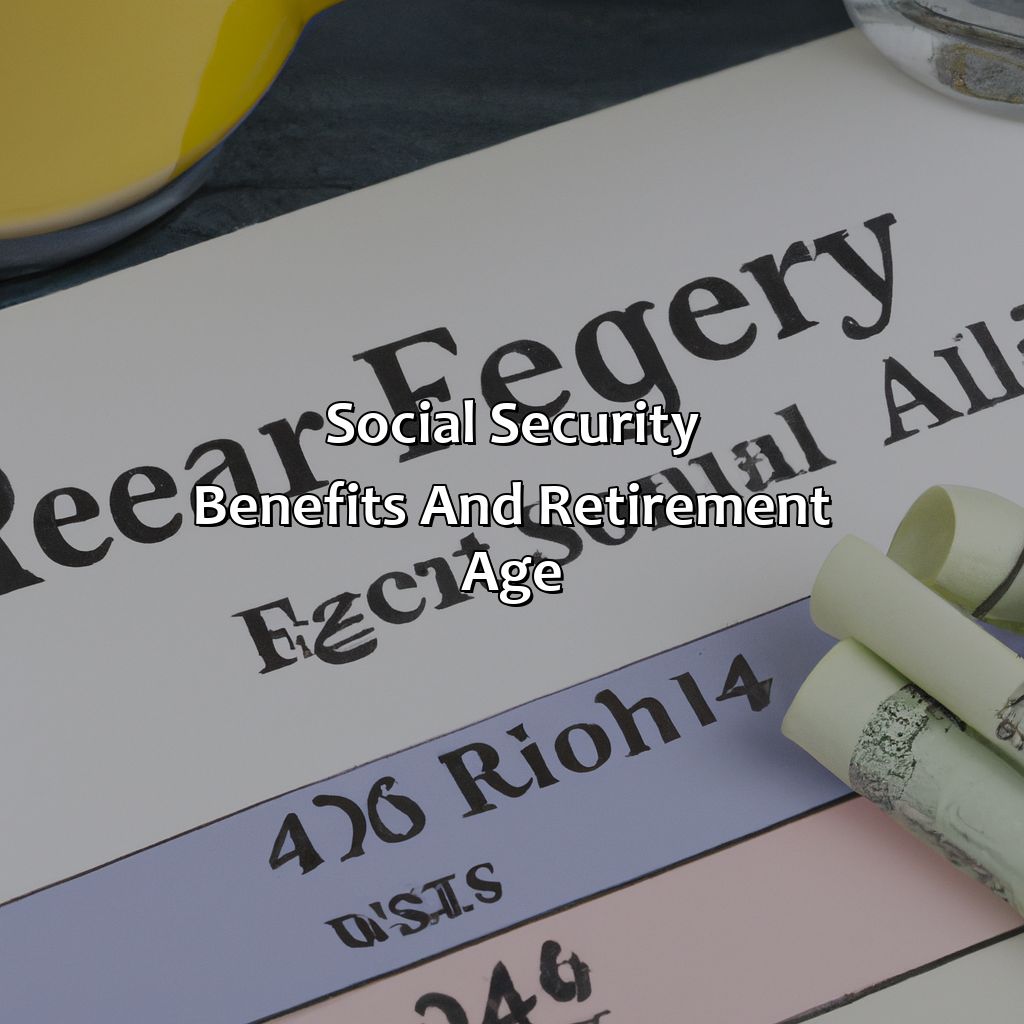 Social Security Benefits and Retirement Age-how does retiring early affect social security?, 