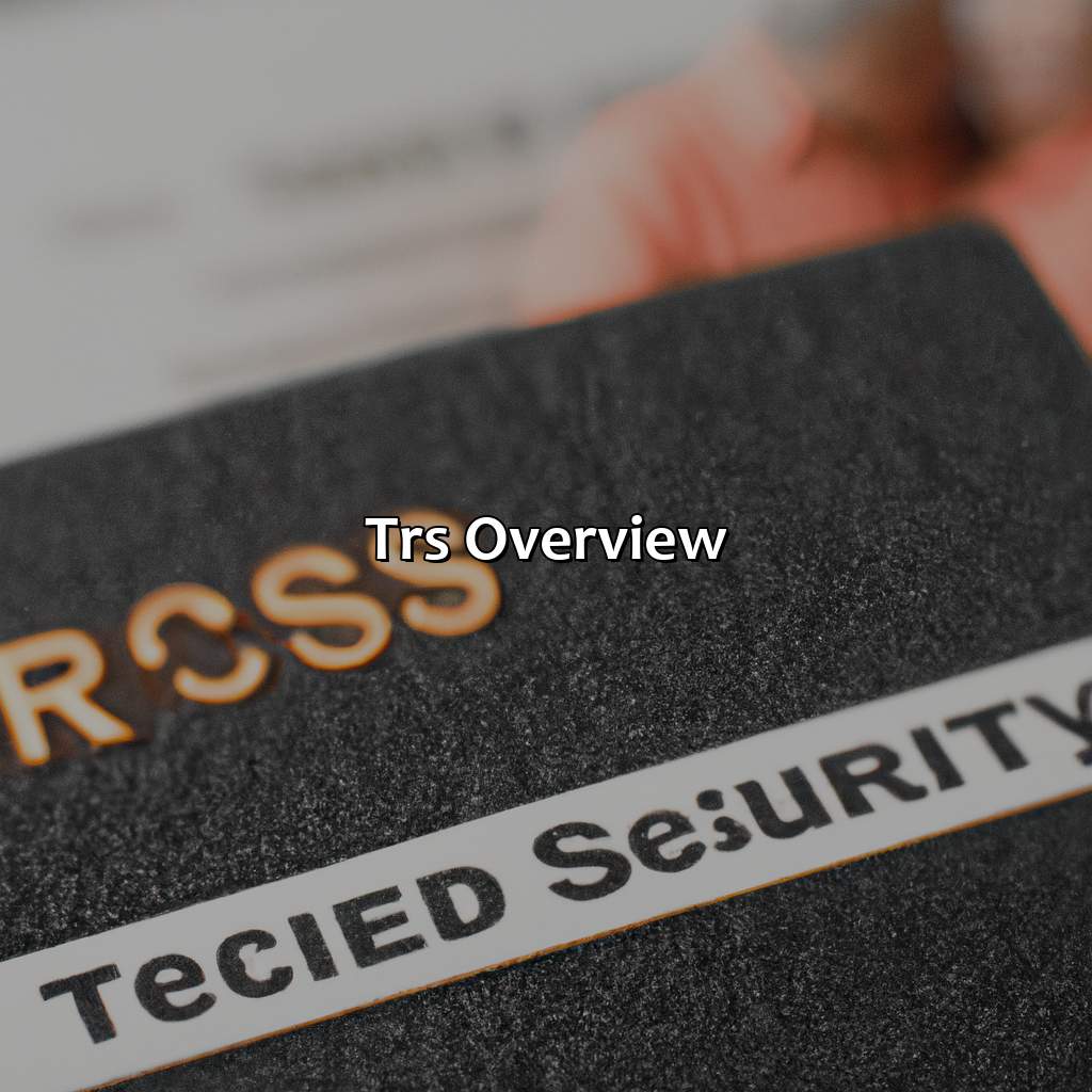 TRS Overview-how does trs affect social security?, 