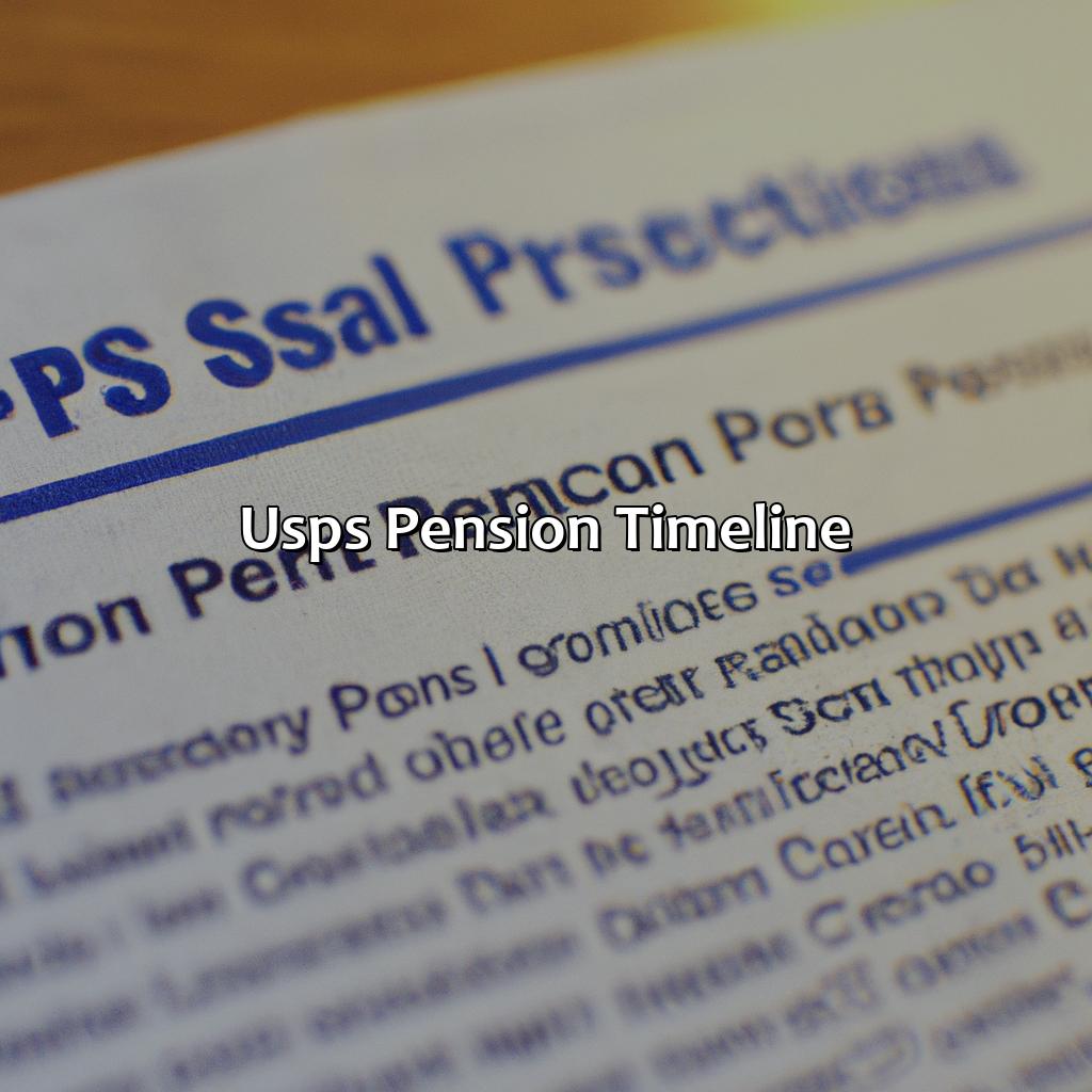 USPS Pension Timeline-how does usps pension work?, 