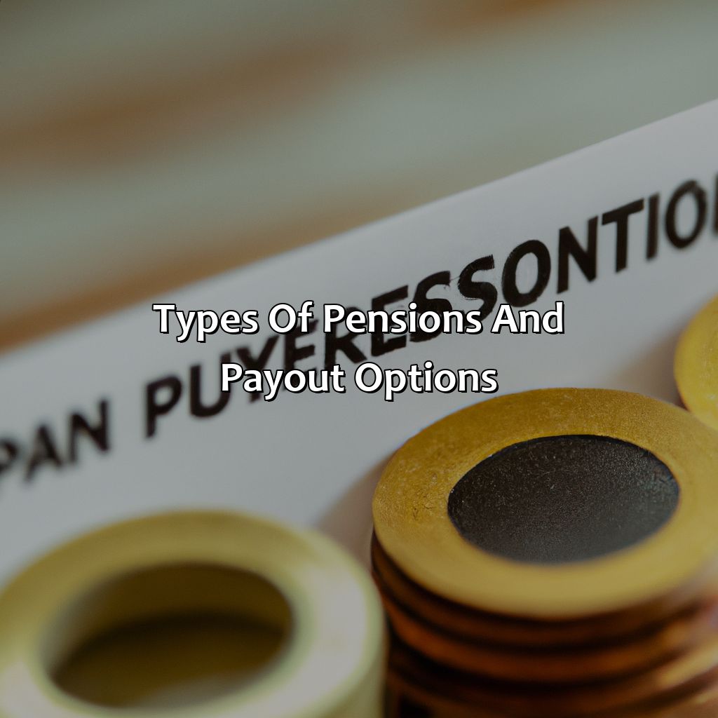 Types of Pensions and Payout Options-how is a pension paid out?, 