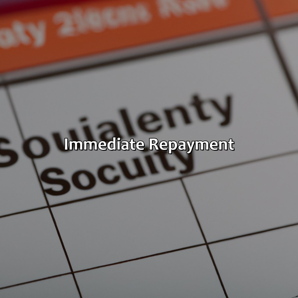 Immediate Repayment-how long do you have to pay back social security benefits?, 