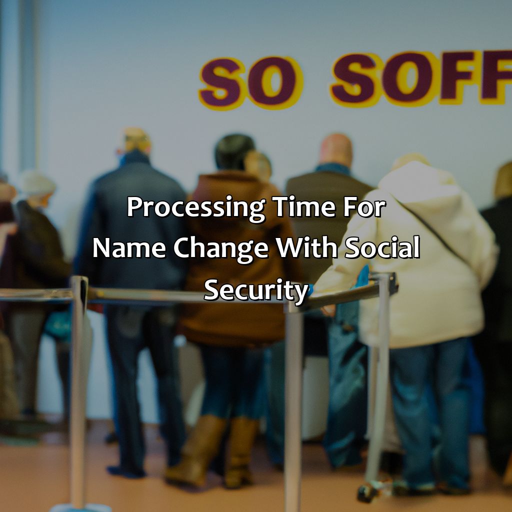 Processing Time for Name Change with Social Security-how long does it take to change name with social security?, 