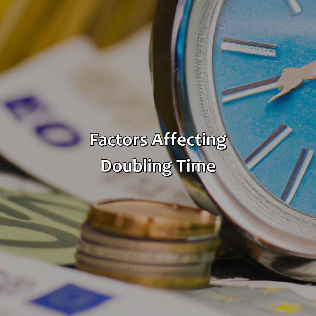 Factors affecting doubling time-how long will it take for an investment to double?, 