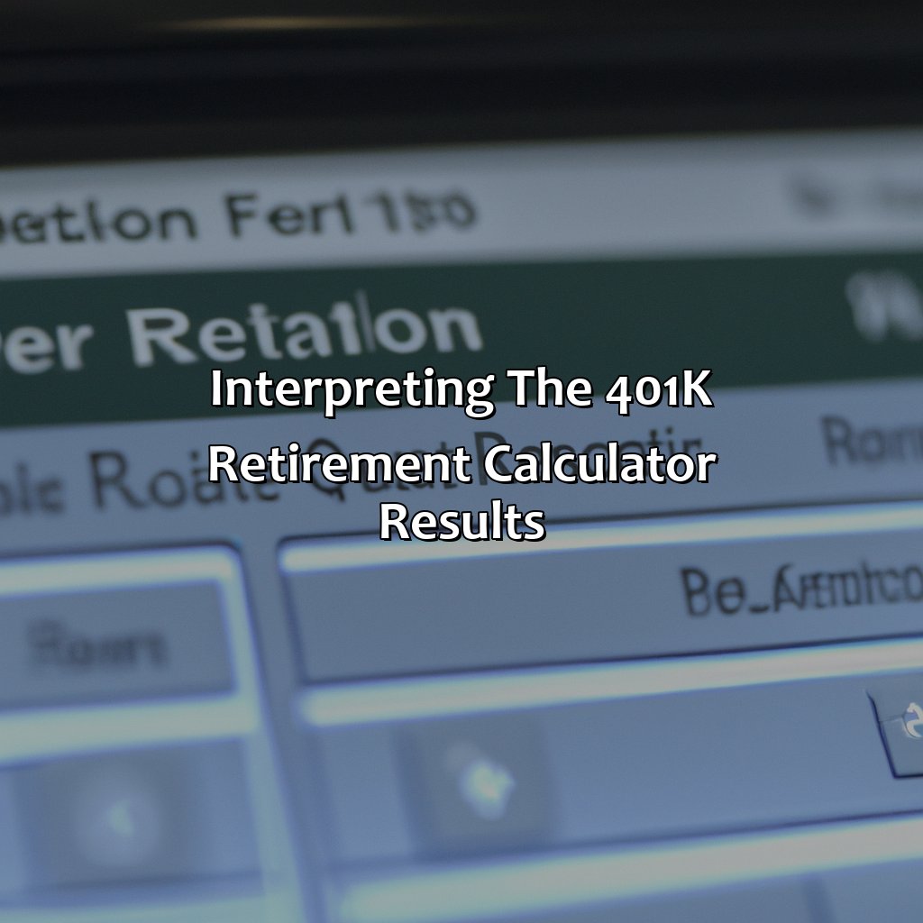 Interpreting the 401k retirement calculator results-how long will my 401k last in retirement calculator?, 