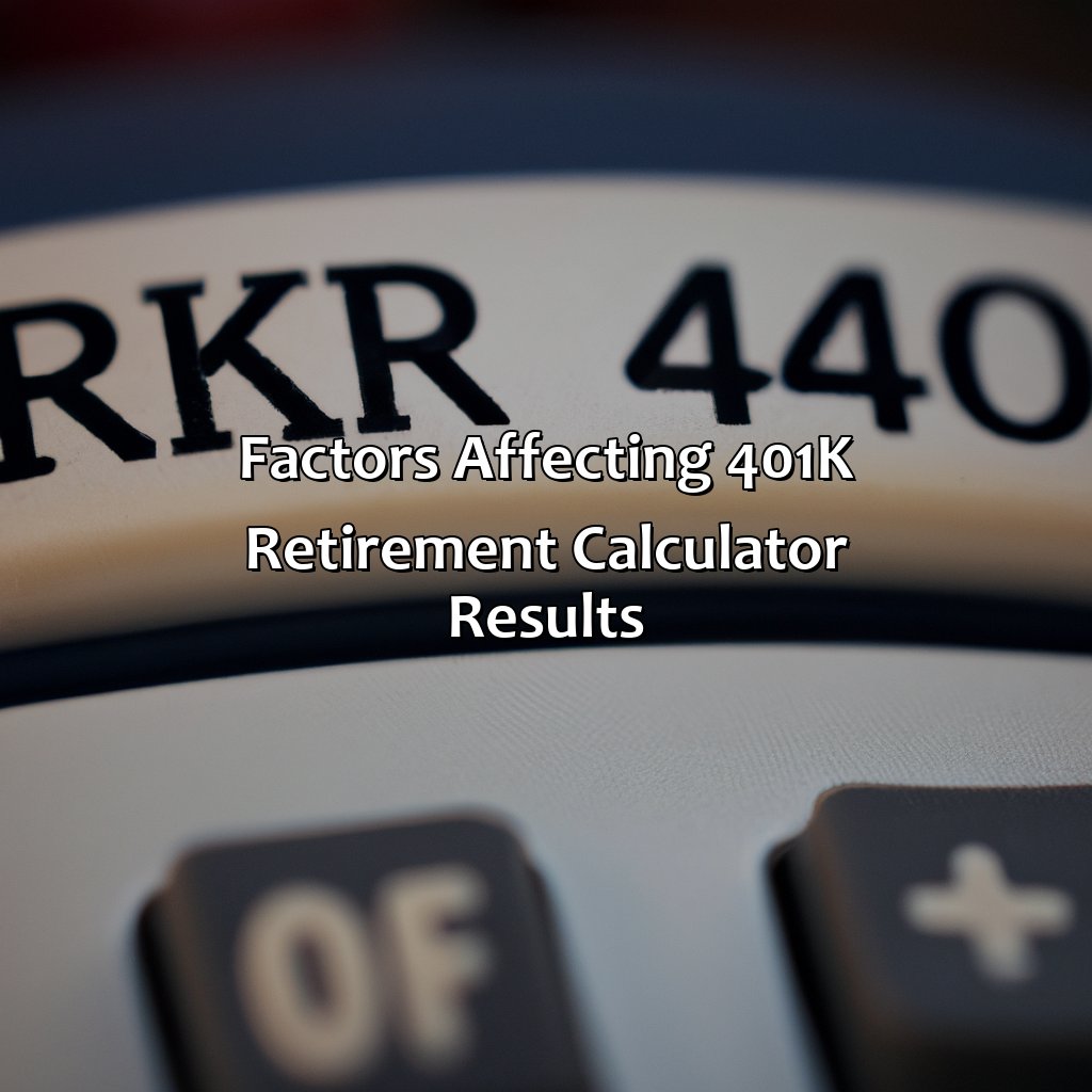 Factors affecting 401k retirement calculator results-how long will my 401k last in retirement calculator?, 