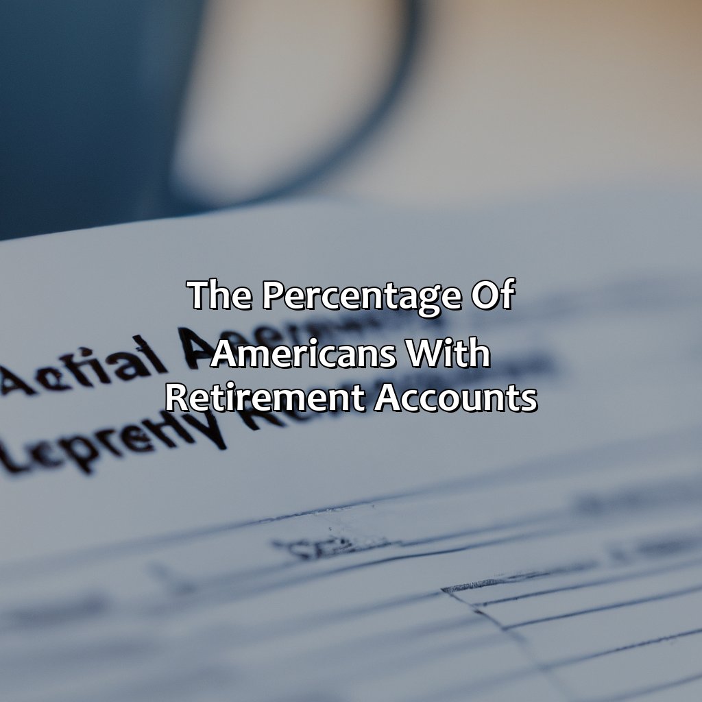 The Percentage of Americans with Retirement Accounts-how many americans have a retirement account?, 