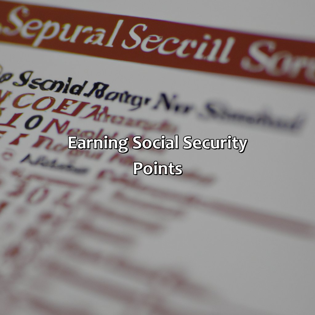 Earning Social Security Points-how many points for social security?, 