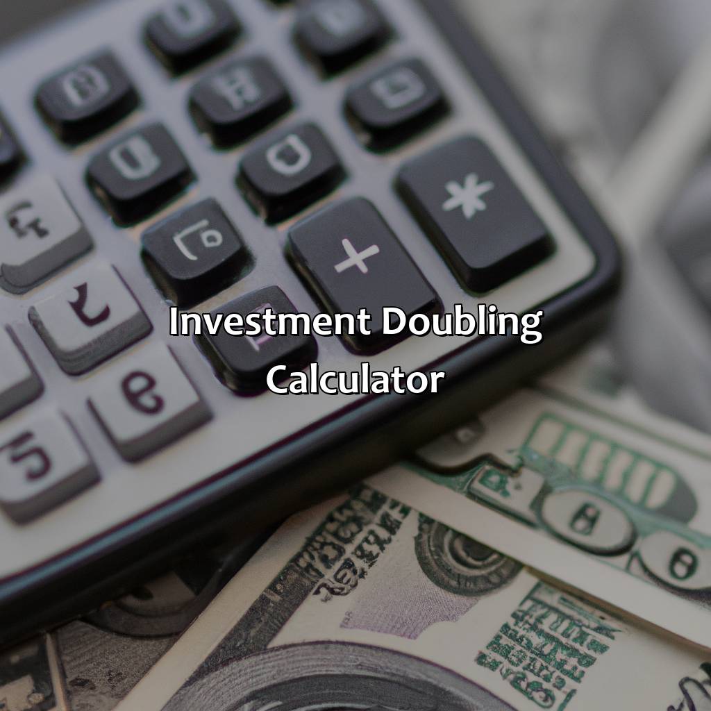 Investment Doubling Calculator-how many years for investment to double?, 