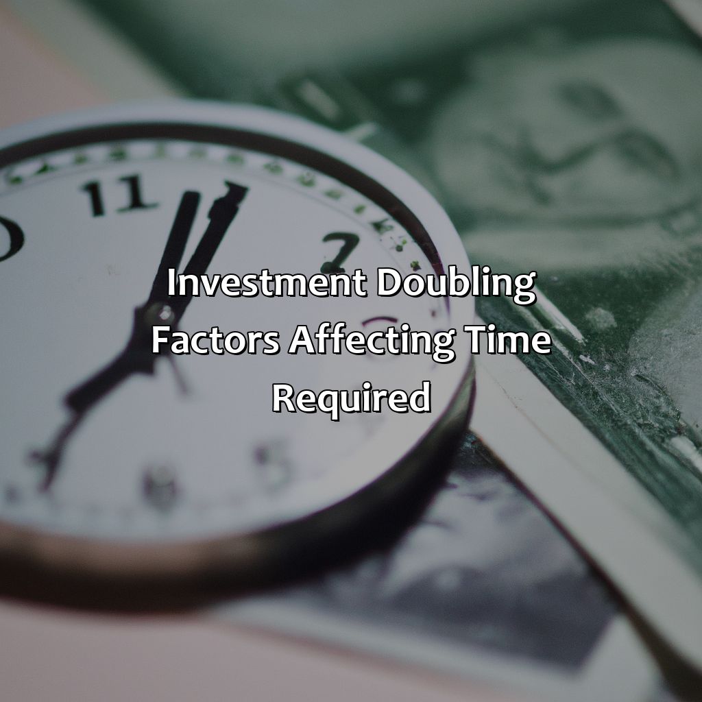 Investment Doubling: Factors Affecting Time Required-how many years for investment to double?, 