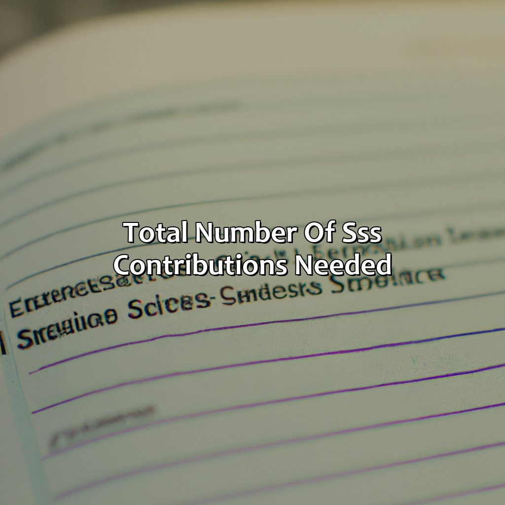 Total Number of SSS Contributions Needed-how many years should i pay sss contribution to get pension?, 