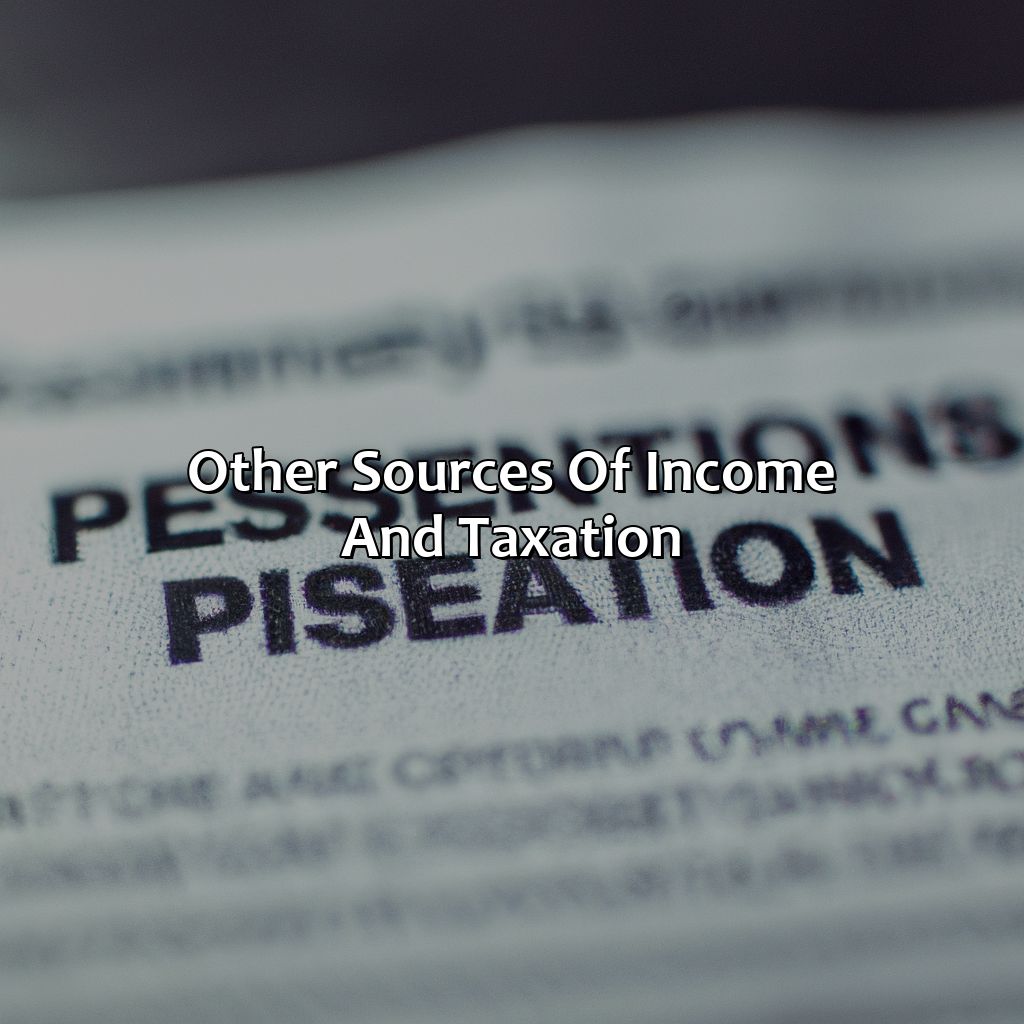 Other Sources of Income and Taxation-how much can i earn before paying tax on my pension?, 