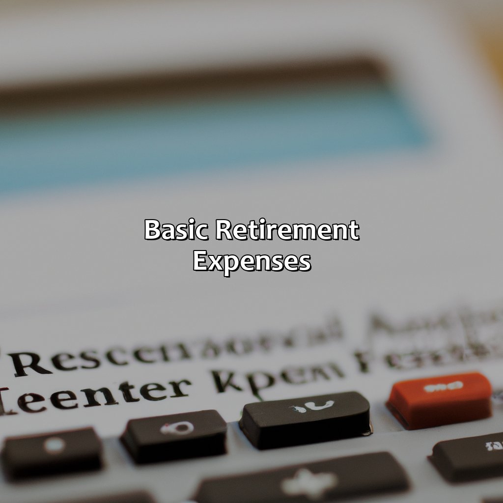 Basic Retirement Expenses-how much do I need to live on in retirement?, 