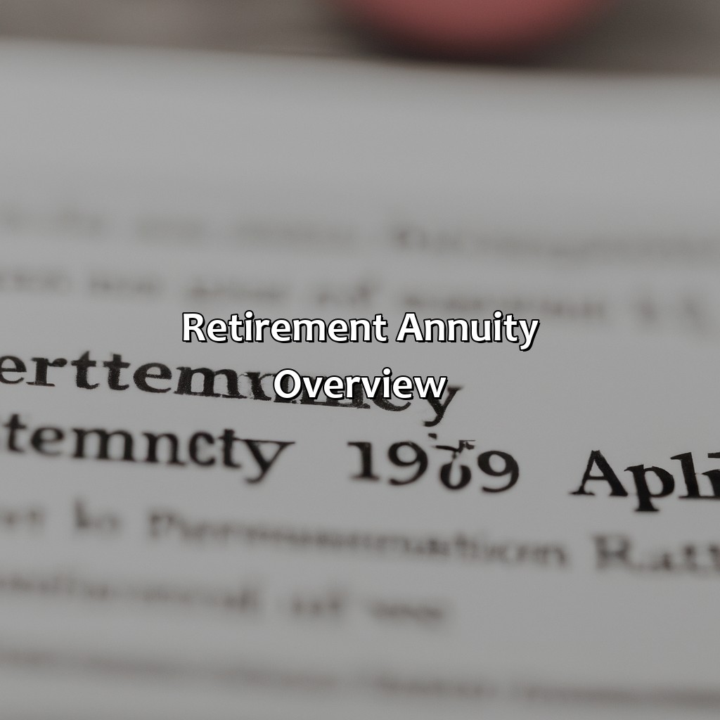 Retirement Annuity Overview-how much does a retirement annuity cost?, 