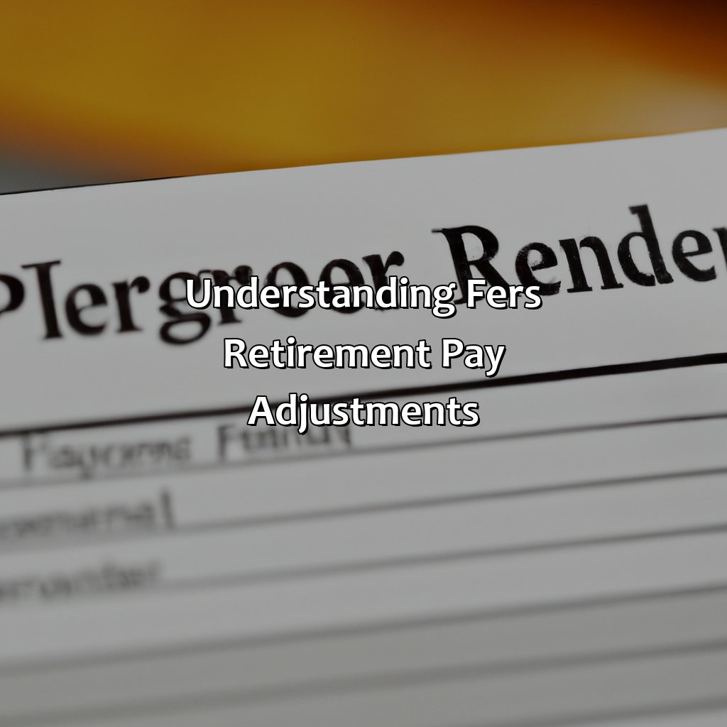 Understanding FERS Retirement Pay Adjustments-how much does fers retirement pay?, 