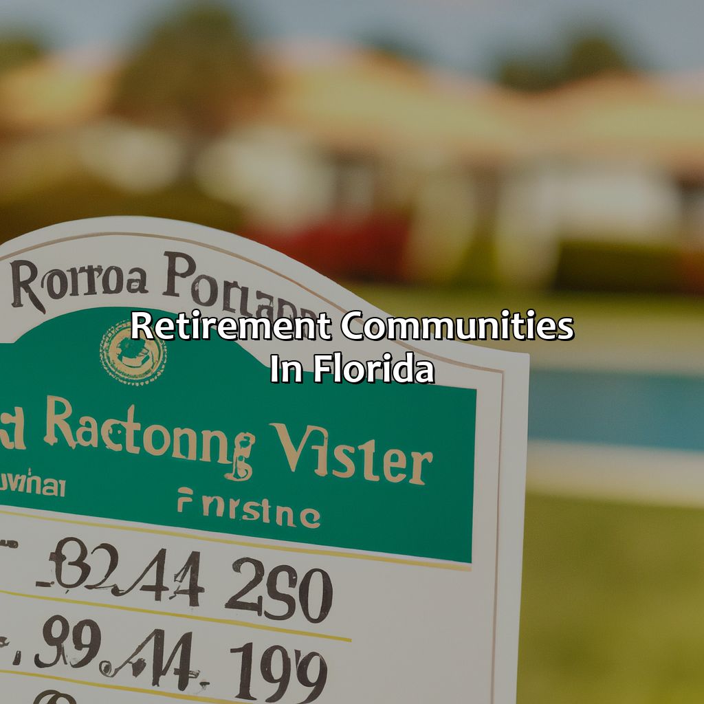 Retirement Communities in Florida-how much does it cost to live in a retirement community in florida?, 