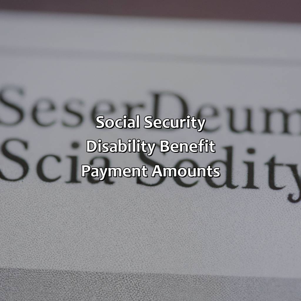 Social Security Disability Benefit Payment Amounts-how much does social security disability pay in california?, 