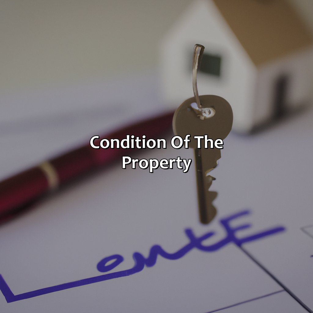 Condition of the Property-how much for investment property?, 