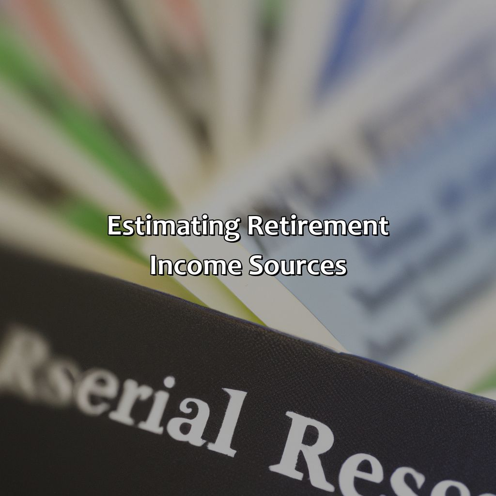 Estimating retirement income sources-how much income for retirement?, 