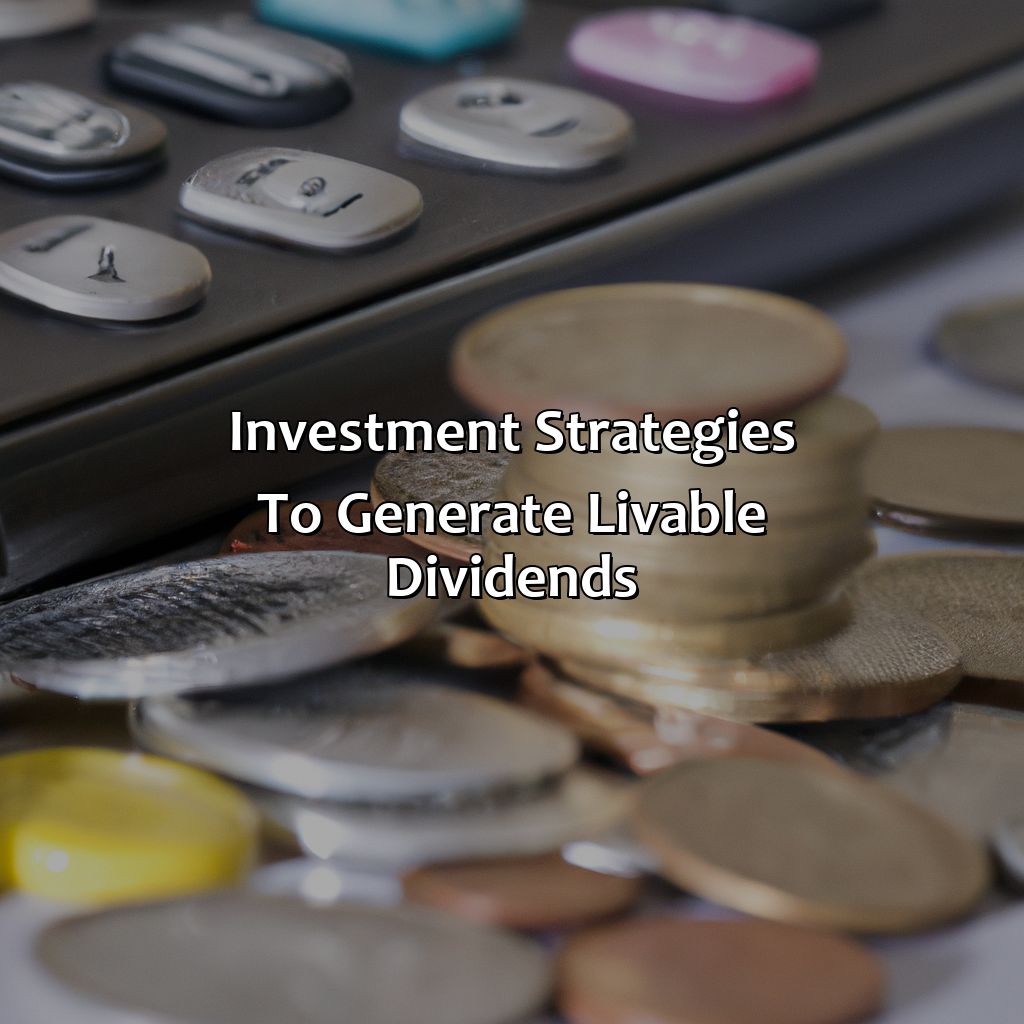 Investment strategies to generate livable dividends-how much investment do you need to live off dividends?, 