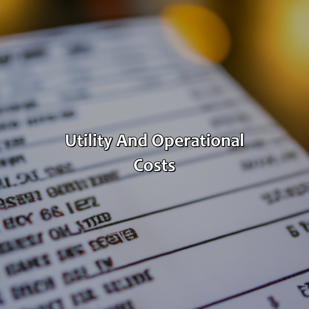 Utility and Operational Costs-how much investment for a coffee shop?, 