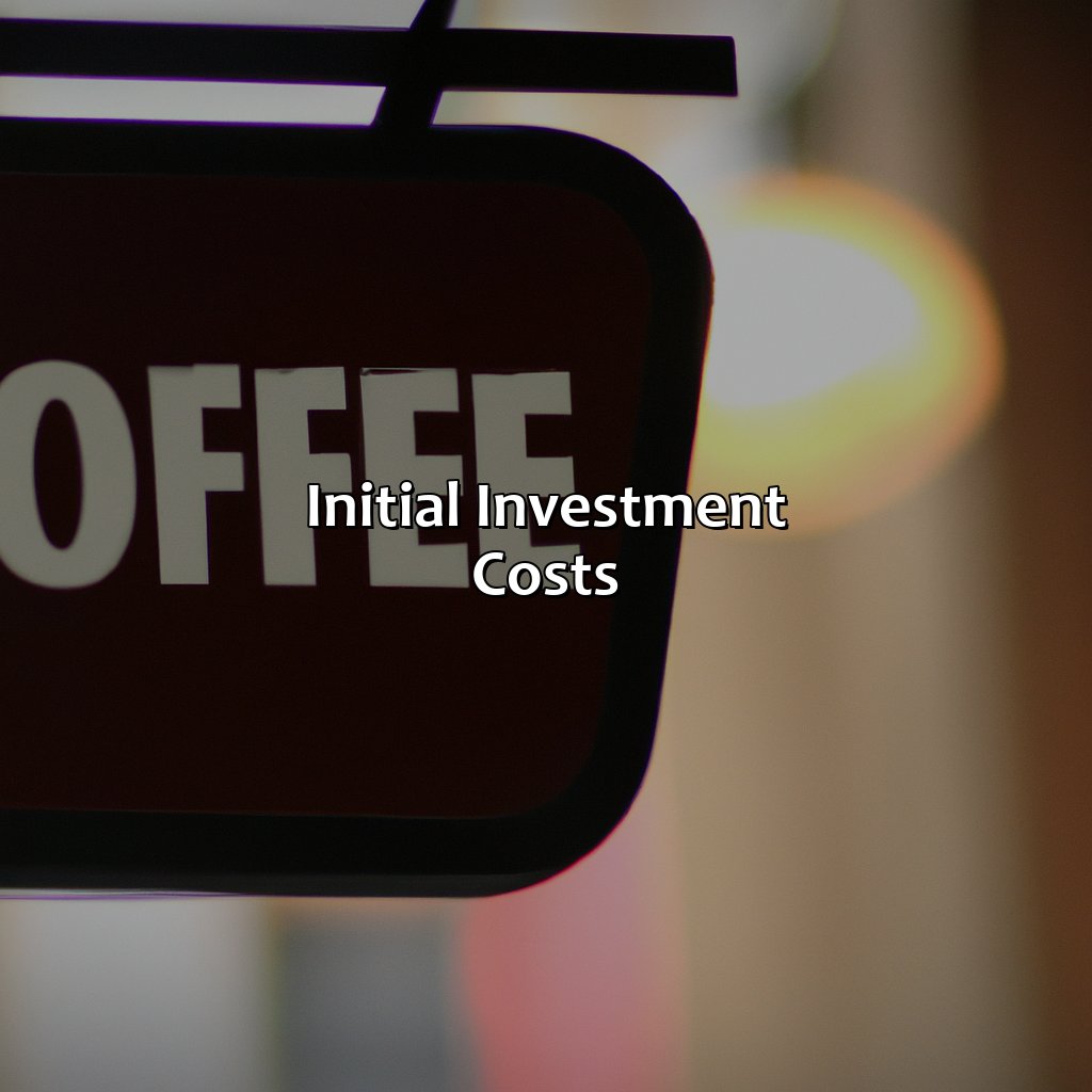 Initial Investment Costs-how much investment for a coffee shop?, 