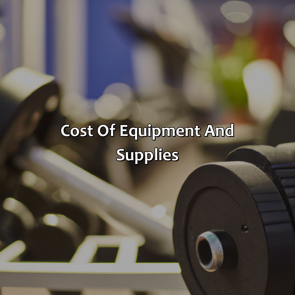 Cost of Equipment and Supplies-how much investment needed to start a gym?, 